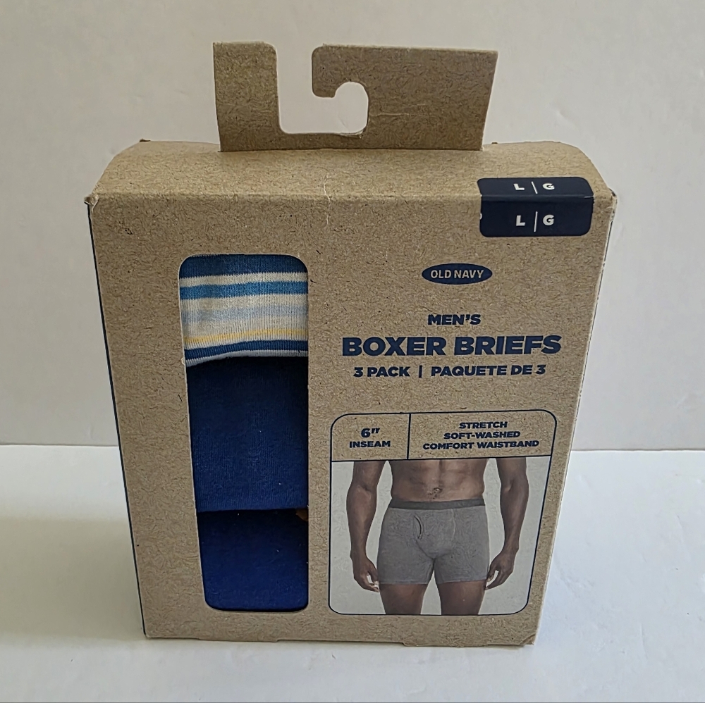 Sold! Old Navy Men's Boxer Briefs 3-Pack